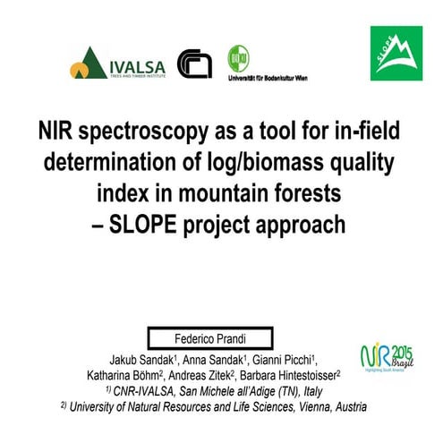 SLOPE 3rd workshop - presentation 2