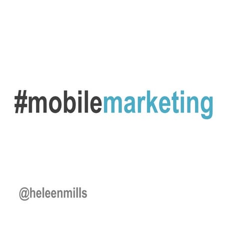 Mobile Marketing