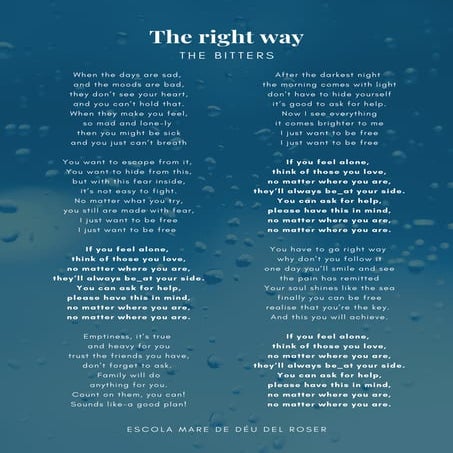 2n eso a mare de déu del roser   the right way