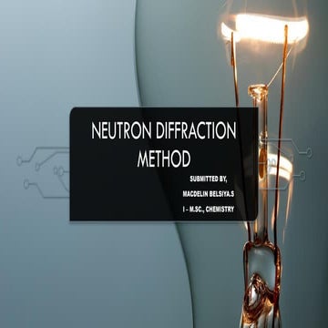 NEUTRON DIFFRACTION METHOD and principles.pdf