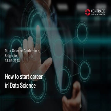 How to Start a Career in Data Science: Tips & Experiences - Nikola Radojkovic