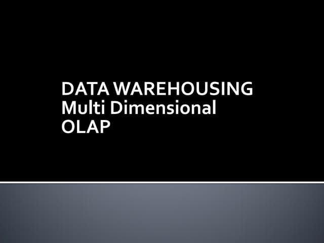 2 olap operaciones