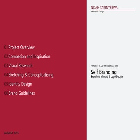 Branding, identity and logo design: Self branding