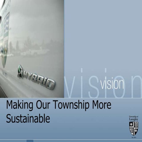 Making Our Township More Sustainable