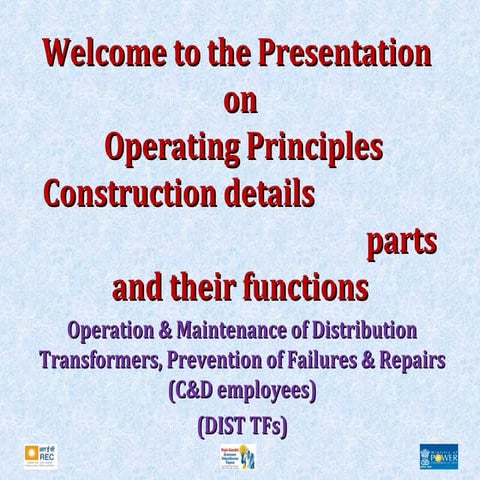 Operating PrinciplesConstruction details                                    ...