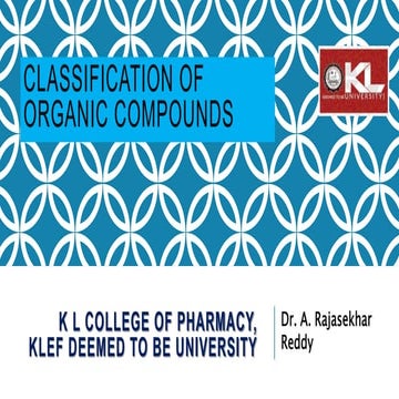 Organic Compounds classification