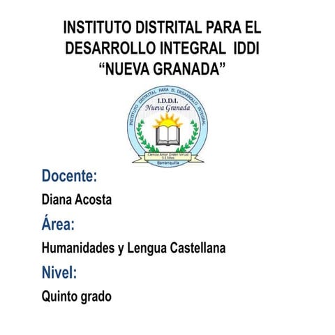 Géneros literarios 5 grado -  2 parte