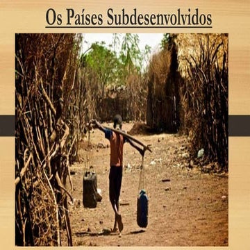 Professora Vanúcia Moreira: Os Países Subdesenvolvidos - 8º ANO | PPTX