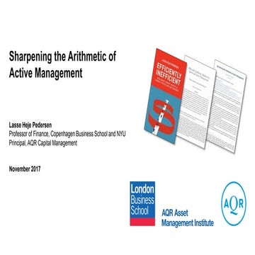Sharpening the Arithmetic of Active Management
