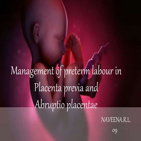 management of placenta previa