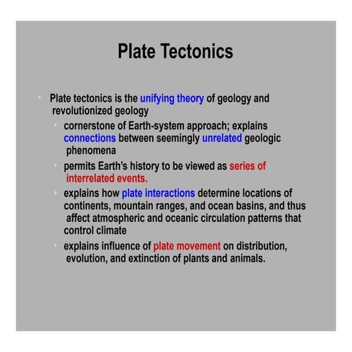 2 Plate Tectonic (ENG) - details and definition