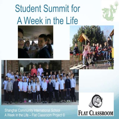 A Week in the LIfe Student Summit Presentation