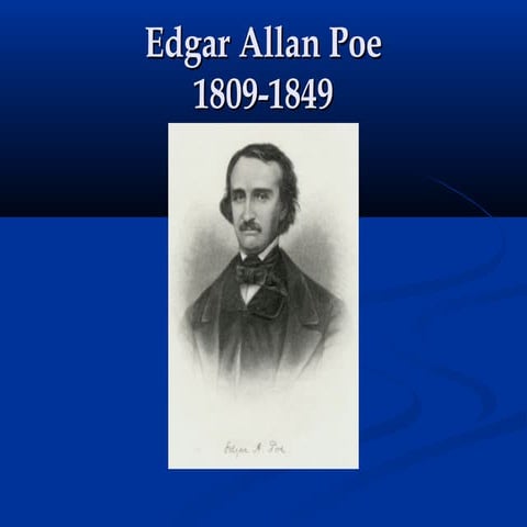 Edgar Allan Poe Background 2009 | PPT — free download