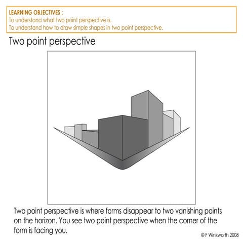 2pointPerspective for student architecture .ppt