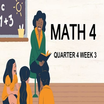 Q4 Mathematics 4 PPT WEEK 3. free download | PPTX