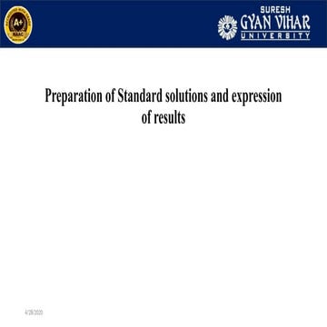 2 Preparation of Solutions - Standard solutions.pptx