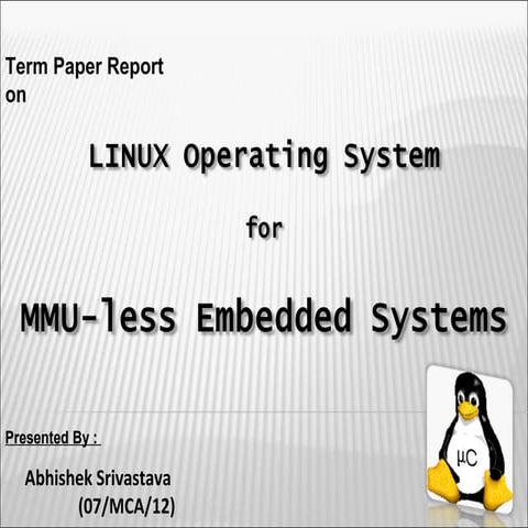 Embedded Linux | PPT