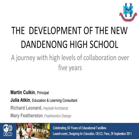 Reflections by Martin Culkin, School Principal, and Julia Atkin, Education an...