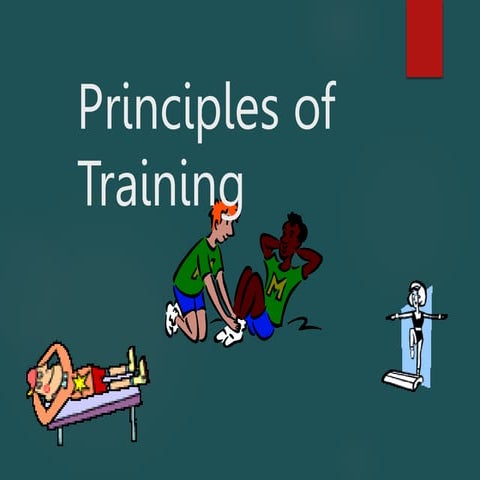 Principles of training for exercise program | PPT