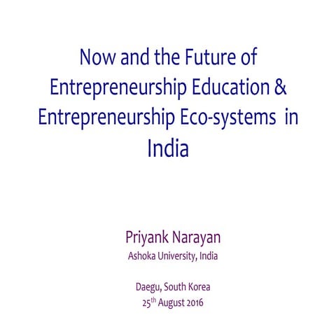 GEC+ 2016: Priyank Narayan