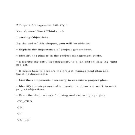 2 Project Management Life CycleKemaltaneriStockThinkstoc.docx