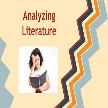 Analyzing literature