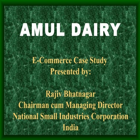 2 rb case study   amul