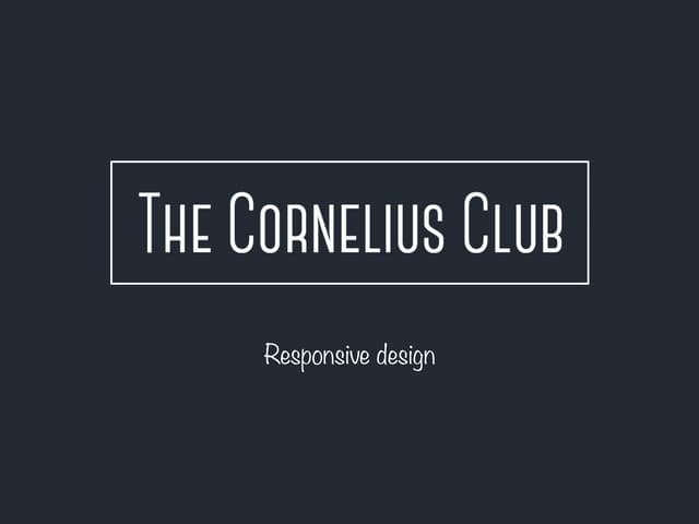 WebApp #2 : responsive design