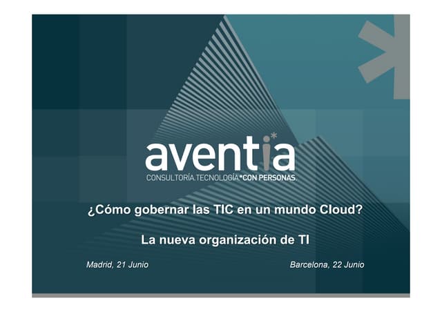 Retos organizativos del Cloud Computing