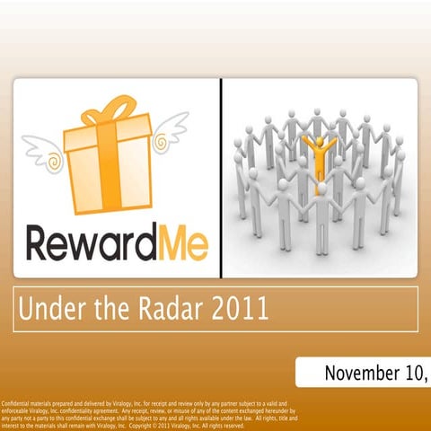 RewardMe Presents at Under the Radar