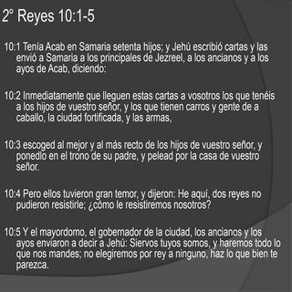 2° reyes 10....