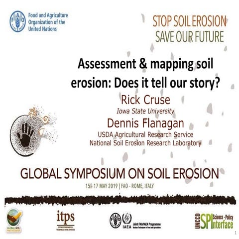Assessment & mapping soil erosion: Does it tell our story ?