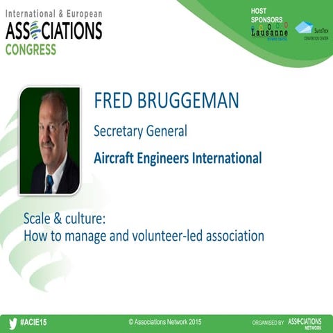 Scale & culture: How to manage and volunteer-led association