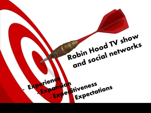 2 robin hood tv show and social networks