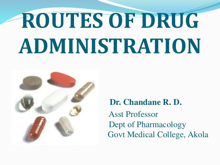 Different Types Of Medication Routes