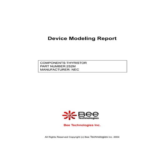 SPICE MODEL of 2S2M in SPICE PARK
