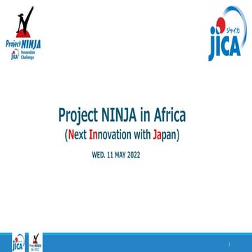 JICA - Project Ninja in Africa