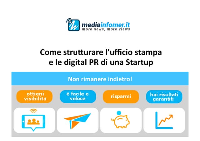 Press ed ufficio stampa per startup. 