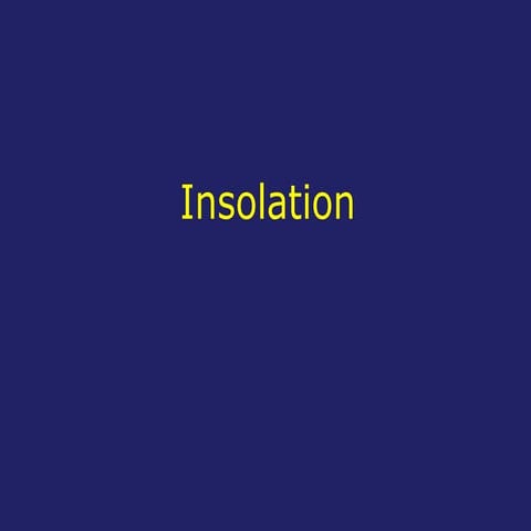 seasons and insolation presentation