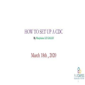 "Setting up Career Development Centre" - Marjolaine le Gallo