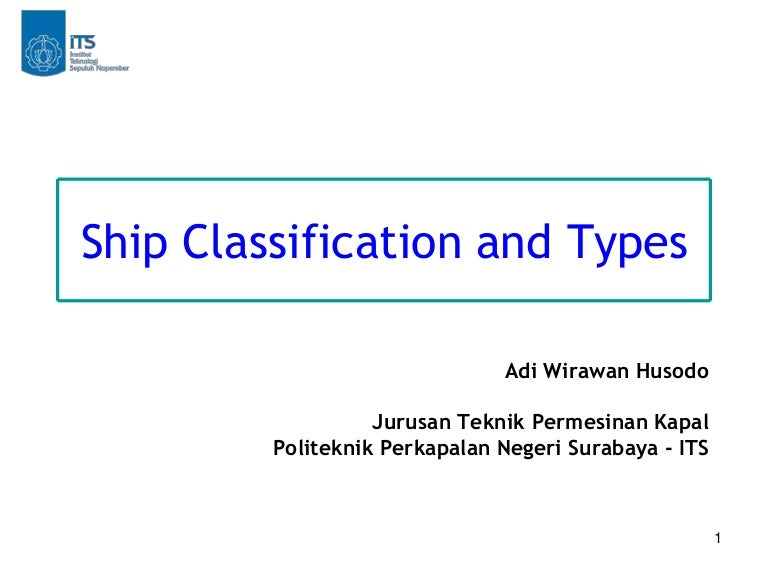 [2] ship classification and types
