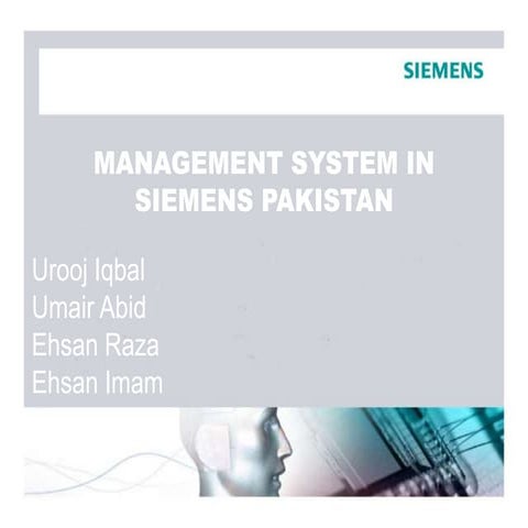 Siemens final presentation