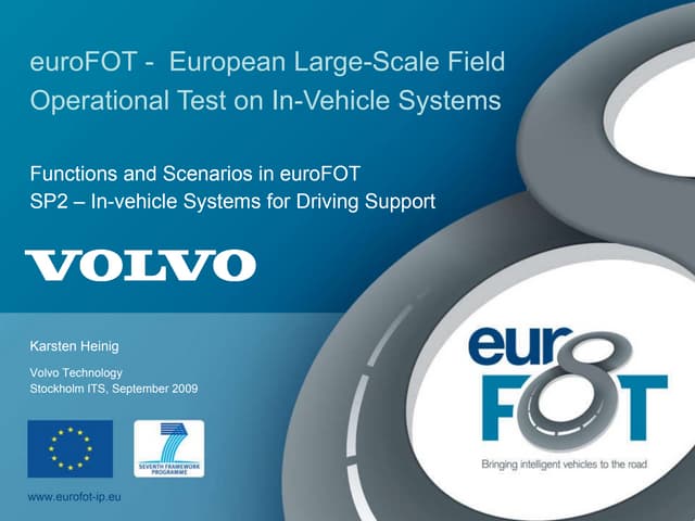 Karsten Heinig, Volvo Technology