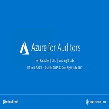 Azure for Auditors