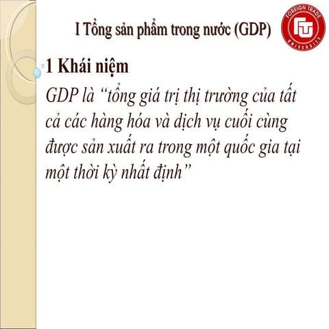 Các biến số vĩ mô cơ bản