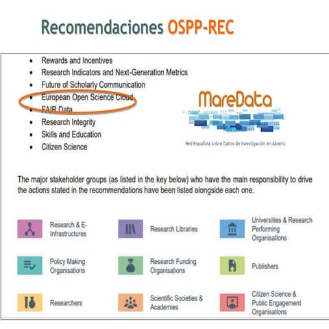 Eva Méndez: Política europea y EOSC