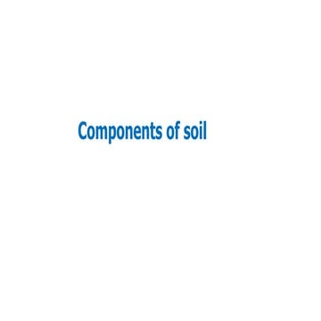 8th Standard, Geography: Rocks and soils 8th and soil | PPTX