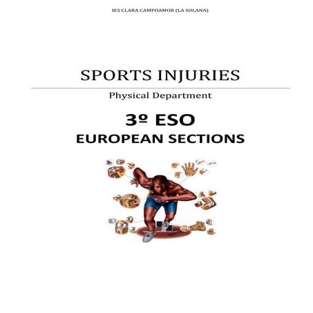 Worksheet SPORTS INJURIES 3º ESO Secciones | DOCX