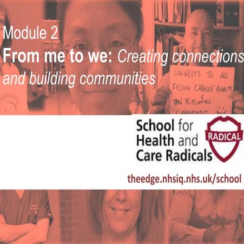 School for Health and Care Radicals - Module 2 slides 2016