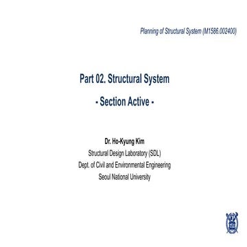 Structural System Part 02 SECTION ACTIVE